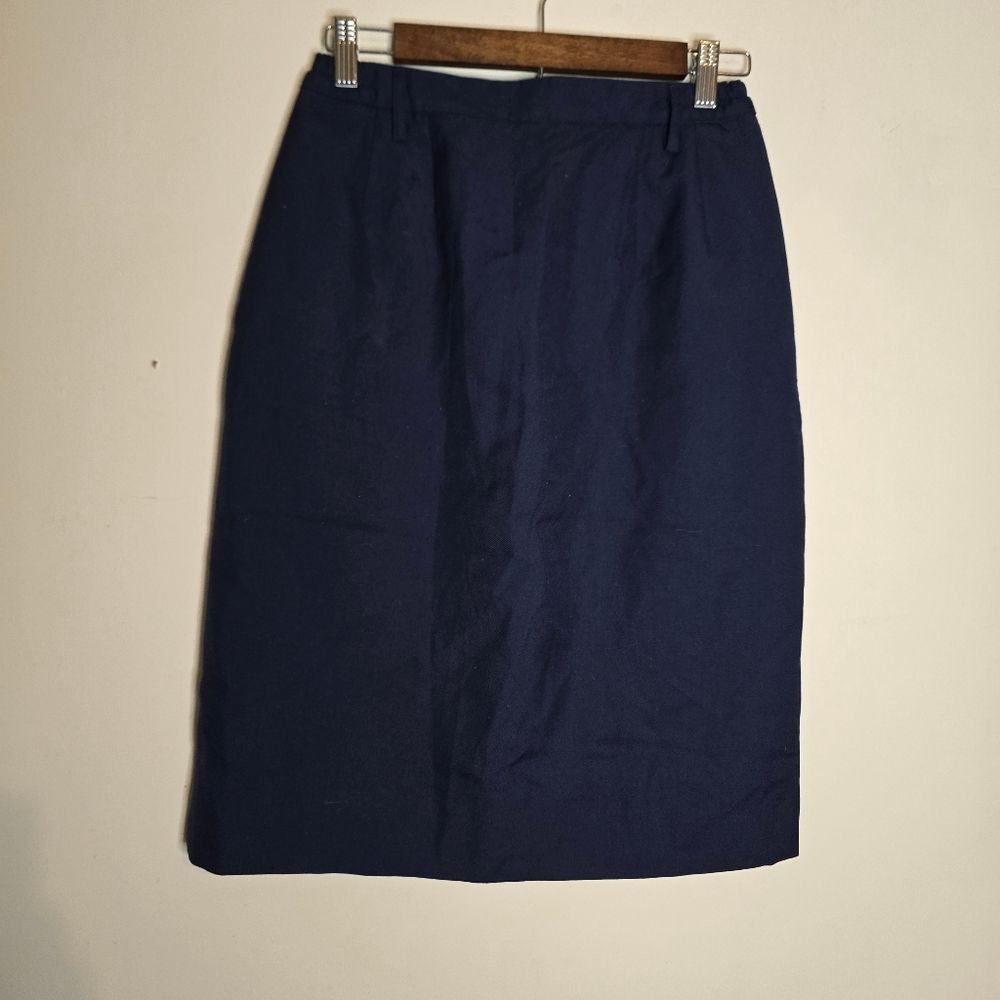 Defense Logistics Agency Women's Pencil Skirt, Blue Size 8